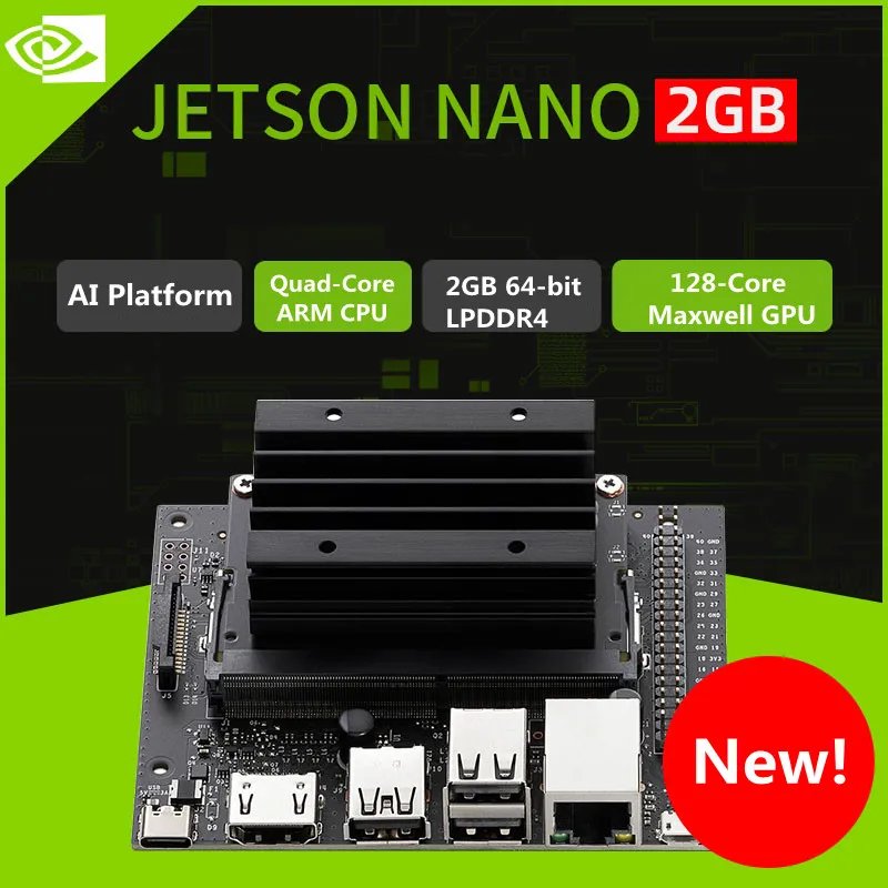 Nvidia Jetson Nano 2GB Demo Board Developer Kit Linux AI Platformo za Učenje Razvoj Odbor Mini Računalnik za AI in Robotika