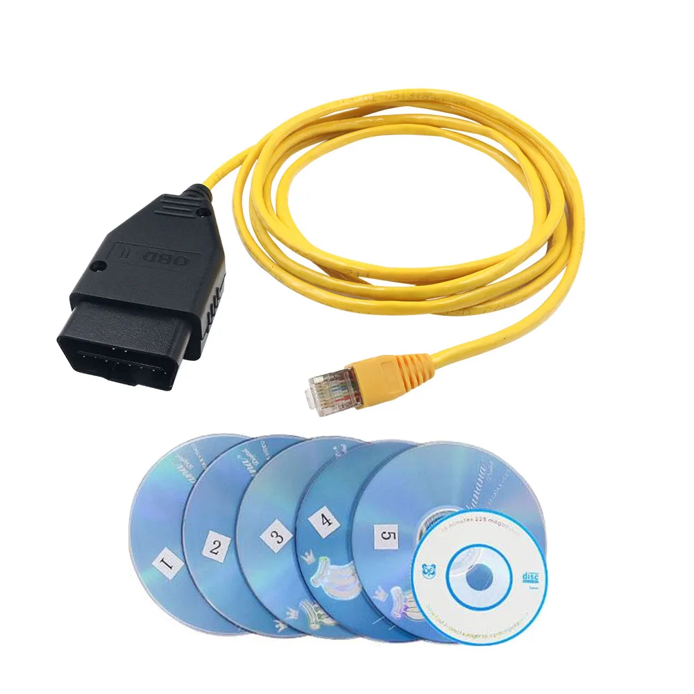 OBD Plug Adapter ESYS Datum Kabel Za BWM ENET OBD2 E-SYS ENET ICOM Kodiranje F-Serije Avto Orodje za Diagnostiko, Kabel Za BMW ESYS