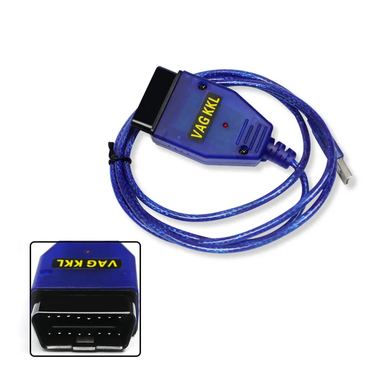 OBD2 USB Avtomobilski Diagnostični Kabel Za VAG Za Fiat KKL CH340 Čip Avto ECU Optičnega Orodje Za VAG USB Vmesnik Za VW/Audi/Škoda/Sedež