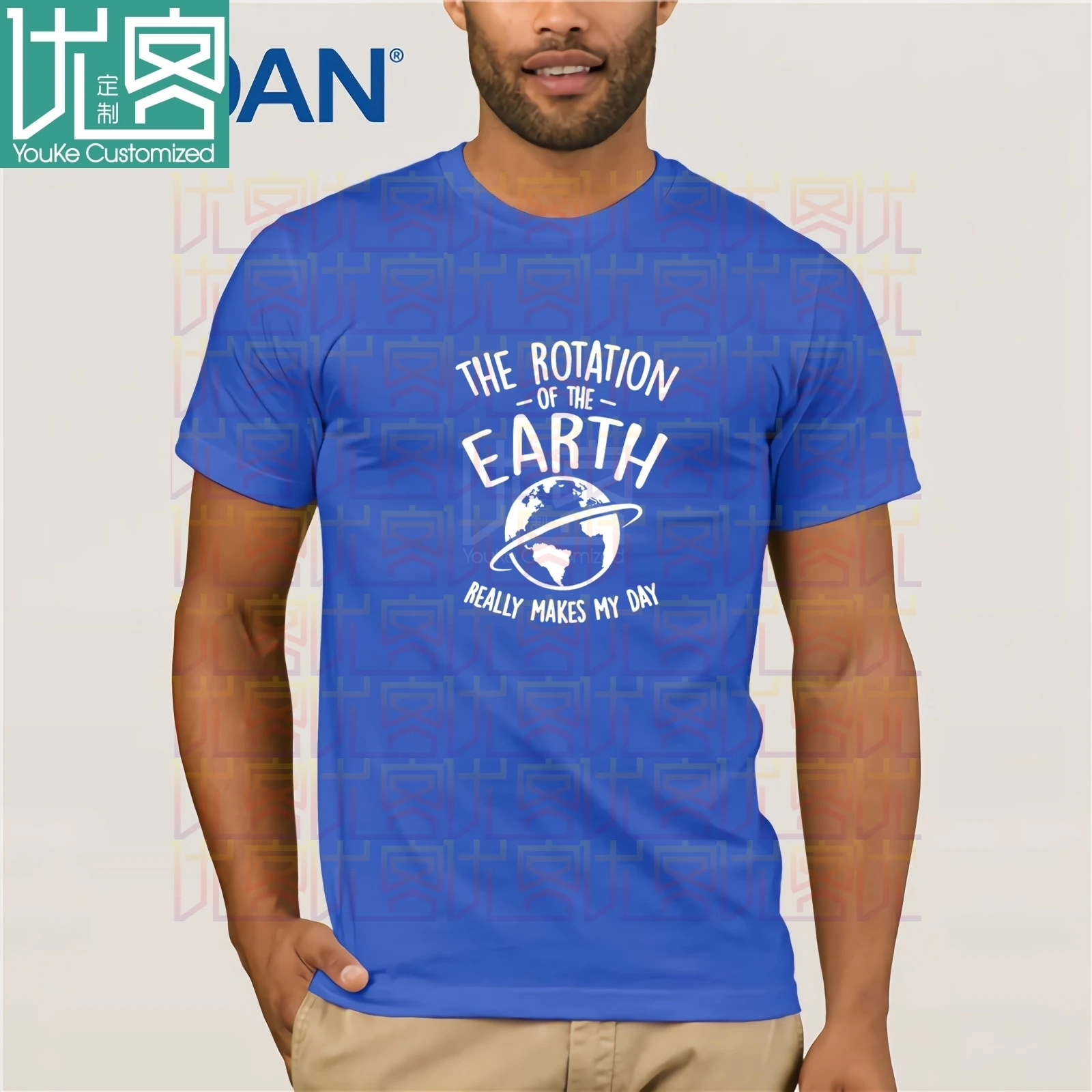 Oblačila Vrtenja Zemlje Res Naredi Moj Dan Prostora 4681 T-Shirt 2020 Herren Classic T-Shirt Kratek Rokav Tee