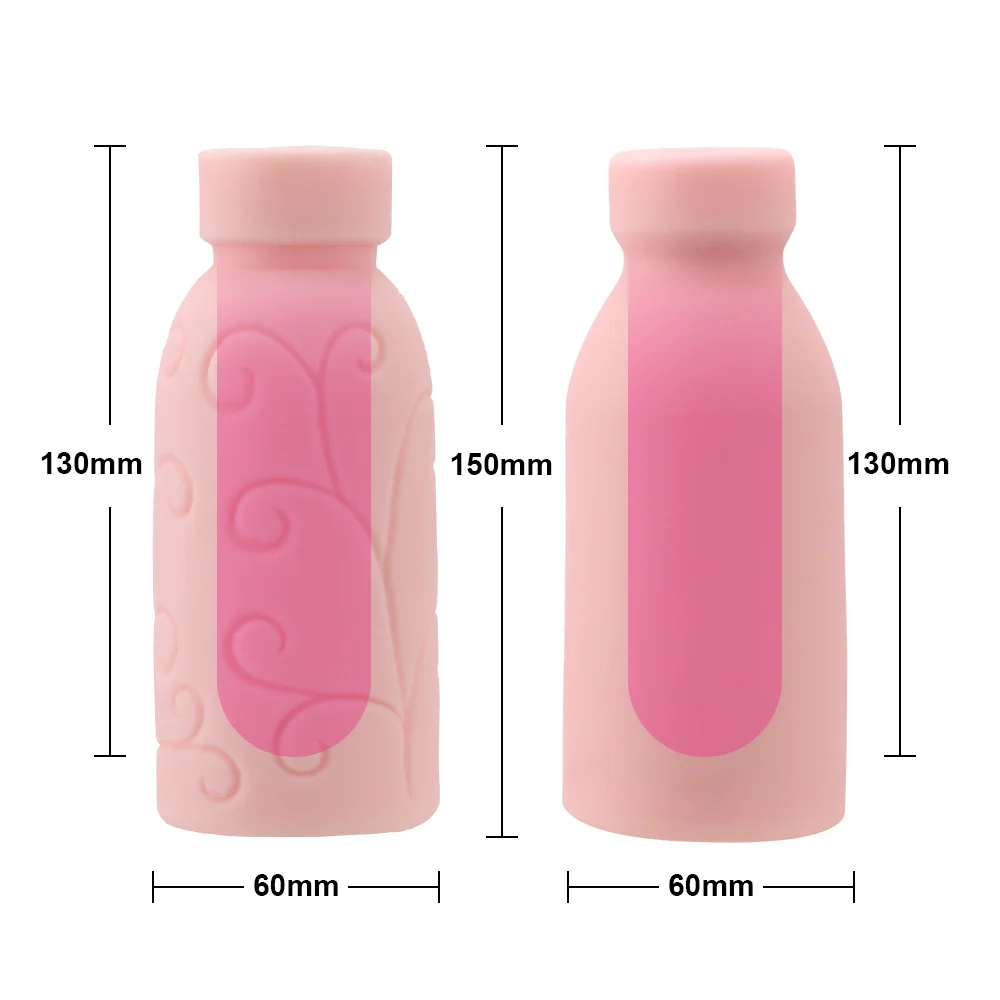 Oblika stekleničke Moško Samozadovoljevanje Pokal Ustni Blowjob Sex Igrače za Moške 3D Umetna Vagina Erotični Seks Odraslih Izdelki