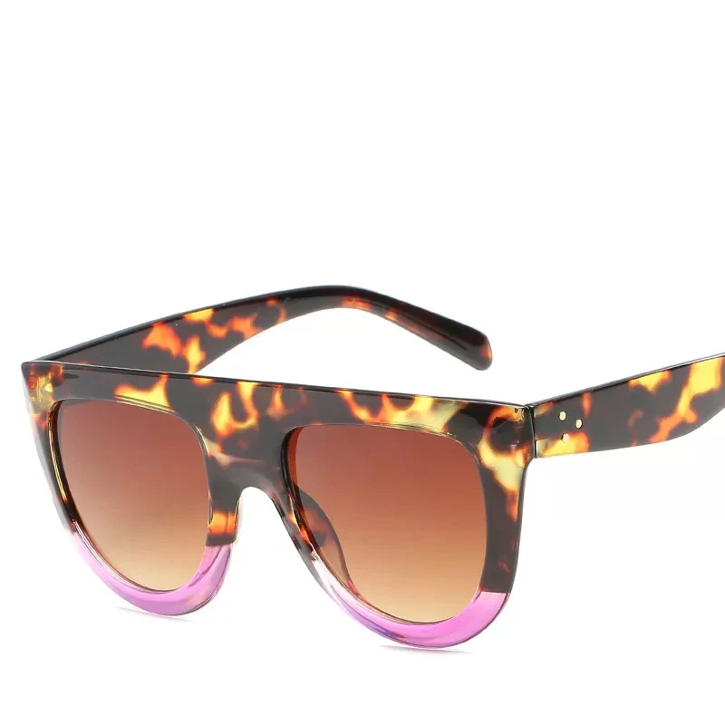 Oblikovalec Oversize sončna Očala za Ženske in Moške Amber Ženska Moda Poceni sončna Očala z ohišjem, ki je Črna Big Jasno Očala