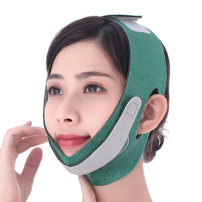 Obraz Slim V-Skladu Dvignite Maska Proti Gubam Masko Hujšanje Lice Brado Vratu Povoj Občutljivo Lepoto Obraza Lepoto Ličila Orodje Garniture