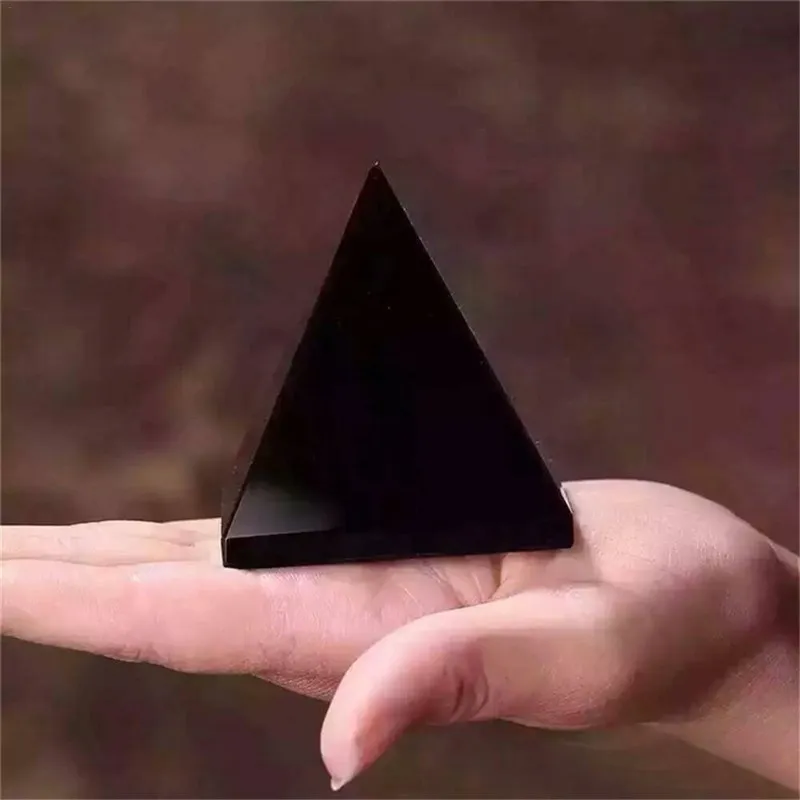 Obsidian quartz crystal piramida naravnih dragih kamnov, minerales zdravljenje reiki, duhovni meditacija skrbi gemstone doma dekor sodobne