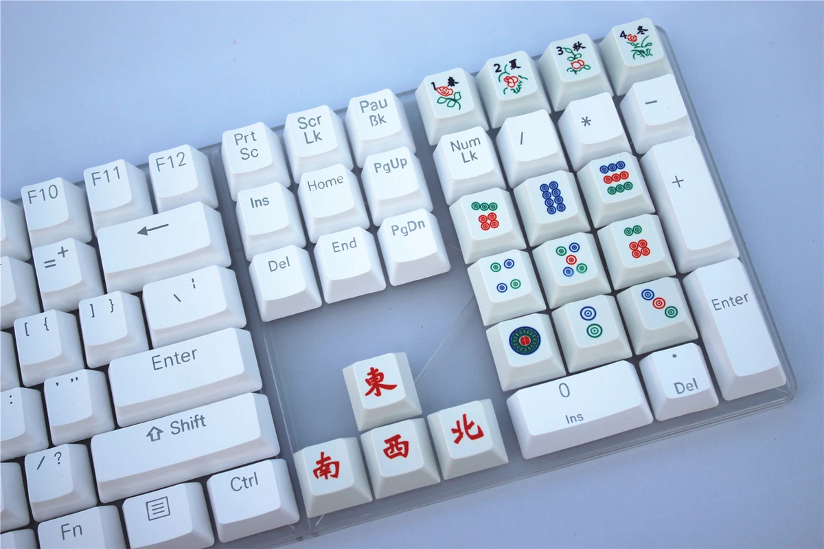 OC Tipko Mehanike Tipkovnica Tipka Caps Mahjong keyCap Osebnost Sublimacijski PBT Kape