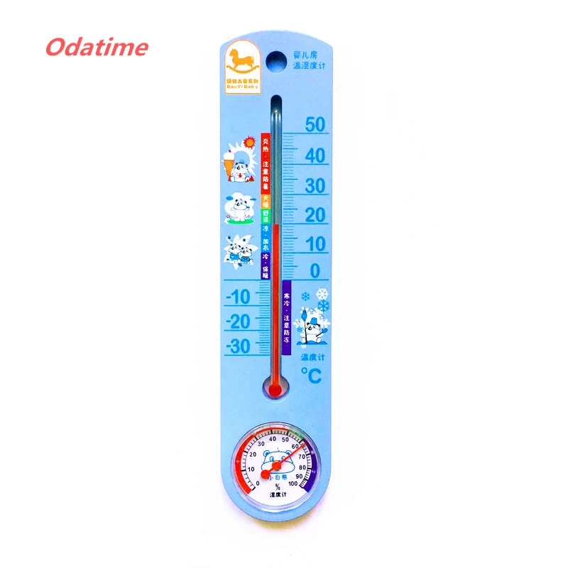 Odatime Steno, Vgrajen Termometer&Higrometer Doma Dekoracijo Gospodinjski Zunanja Temperatura Vlažnost Metrov z živo Srebro Kazalo