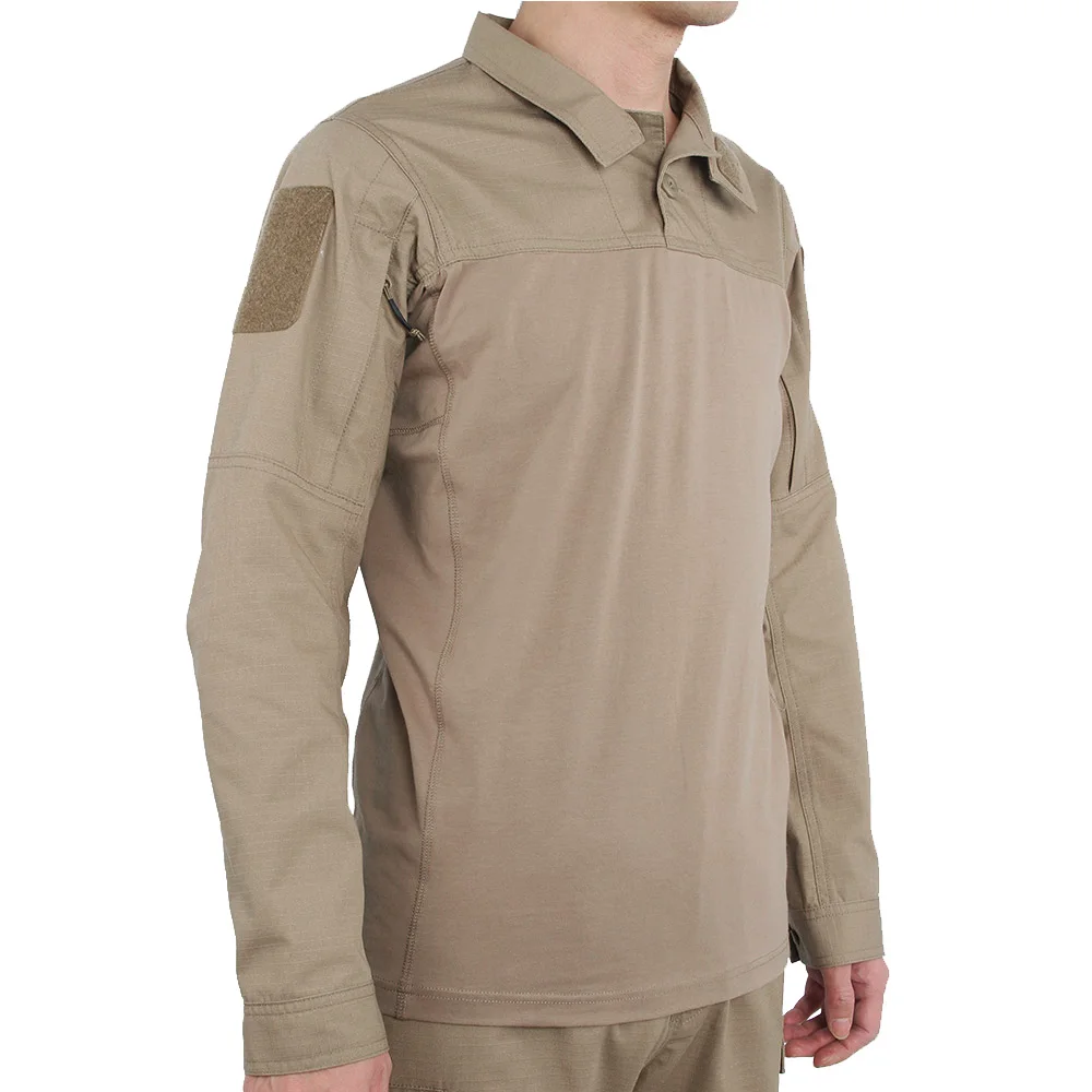 ODLIČNO ELITE SPANKER Prostem Moške Dolg Rokav T-Shirt Vojaške Bombaža T-Shirt Lov Camo Napad Taktike Dolg rokav