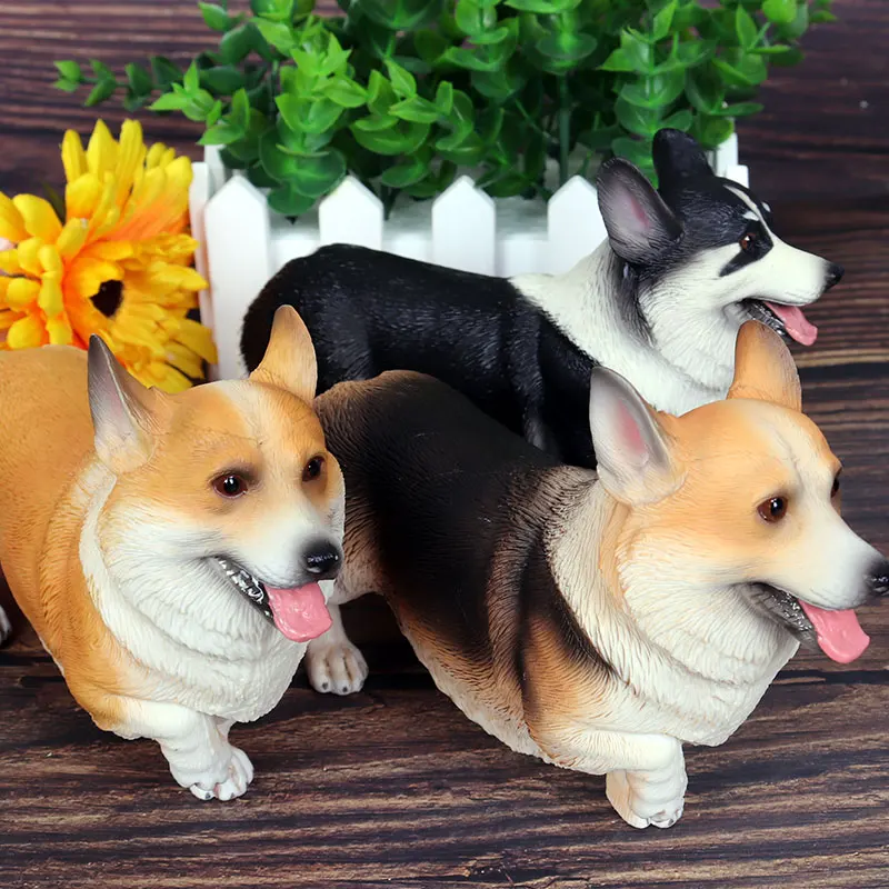 Oenux Klasičnih Pes Živali Dejanje Slika Bull Terier Doberman Pinscher Model Srčkan Hišne Figurice PVC Zbiranja Igrač Za Otroke Darilo
