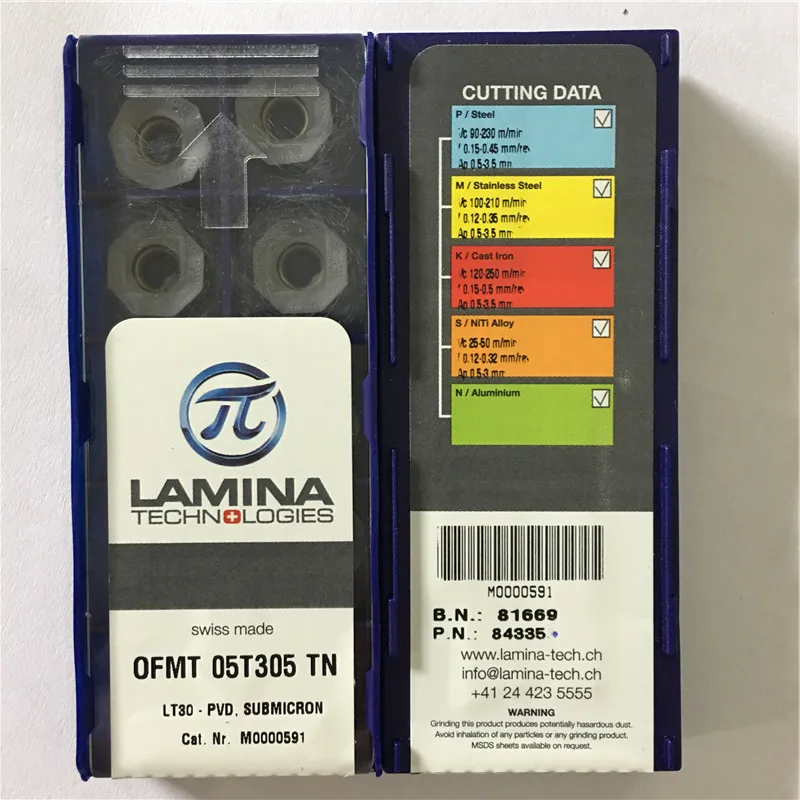 OFMT05T305TN LT30 Prvotne LAMINA karbida vstavite z najboljšo kakovost 10pcs/veliko brezplačna dostava