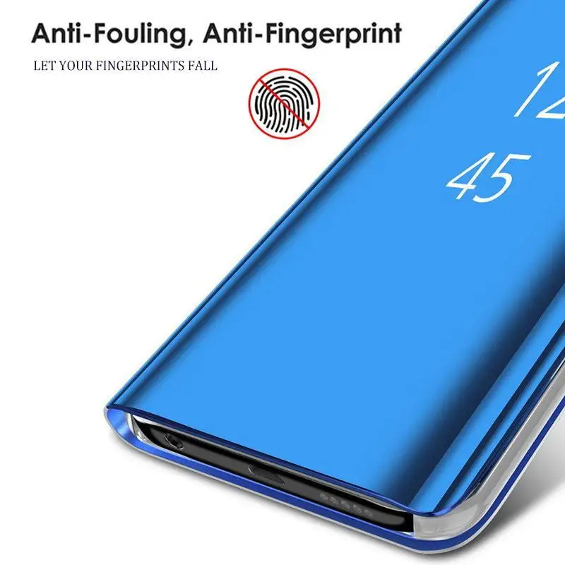 Ogledalo Smart Flip Primeru Telefon Za Samsung Galaxy S20 S30 Plus Ultra FE Fan Edition 5G Lite Mode Okno Stojalo zaščitni Pokrov
