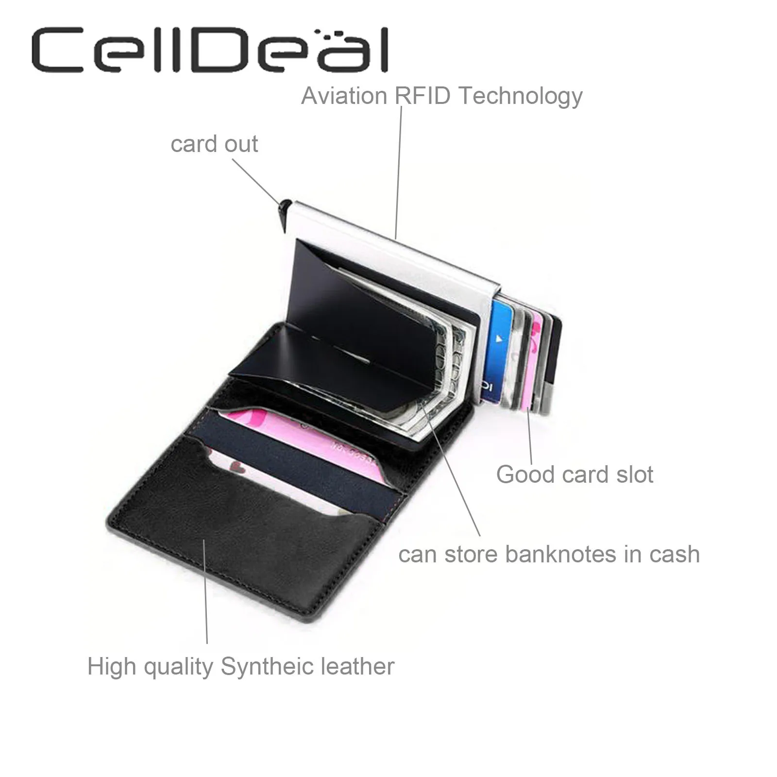 Ogljikovih Vlaken Anti RFID Imetnik Kreditne Kartice Moških Imetnika kartice Primeru Kovinski Poslovne Banke kreditno kartico Minimalističen Denarnice Multifunkcijski