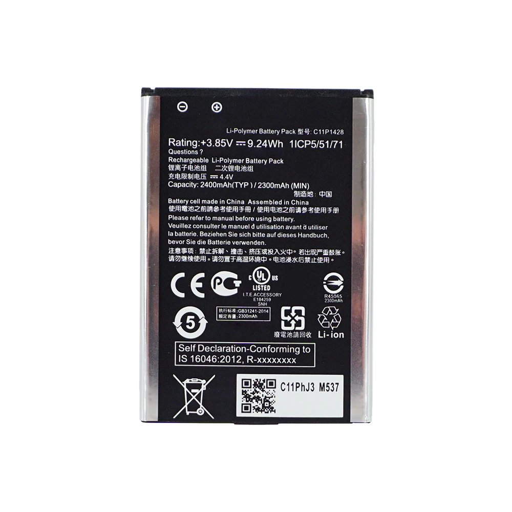 OHD Prvotne Kakovostne Baterije C11P1428 Za Asus Zenfone 2 Zenfone2 Laser ZE500KG ZE500KL 2400mAh