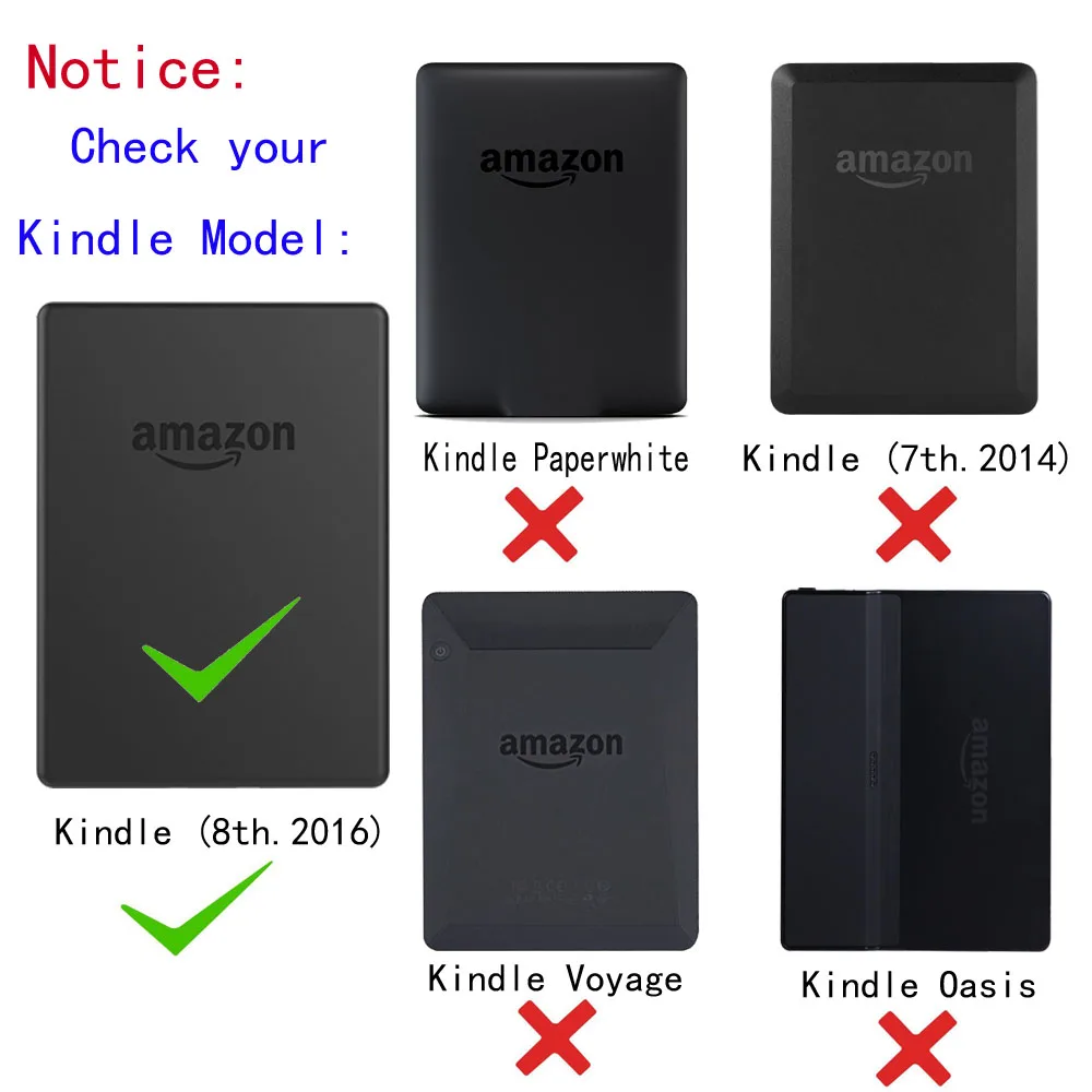 Ohišje za 2016 Vsi-Nov Kindle 8. E-bralnik silikon torbica primeru zajema - Kindle 8. gen SY69JL fundas amazon ebook TPU ovitek