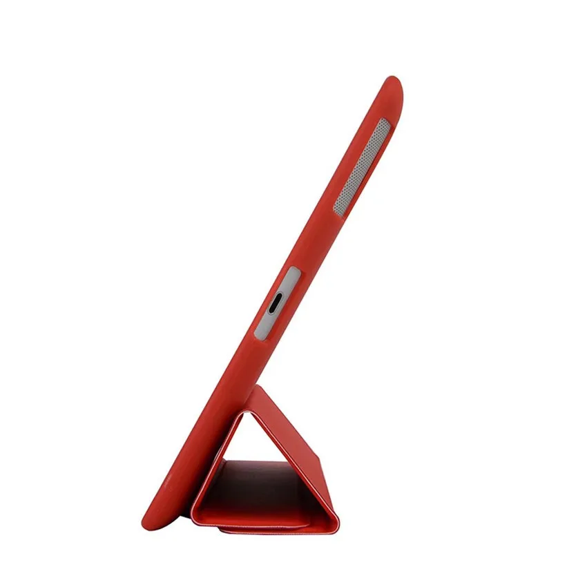 Ohišje za iPad 2 3 4 PU Trdna Nazaj Ultra Slim Light Weight Štiri krat Smart Cover Ohišje za iPad 2/3/4 +screen protector+touch pen