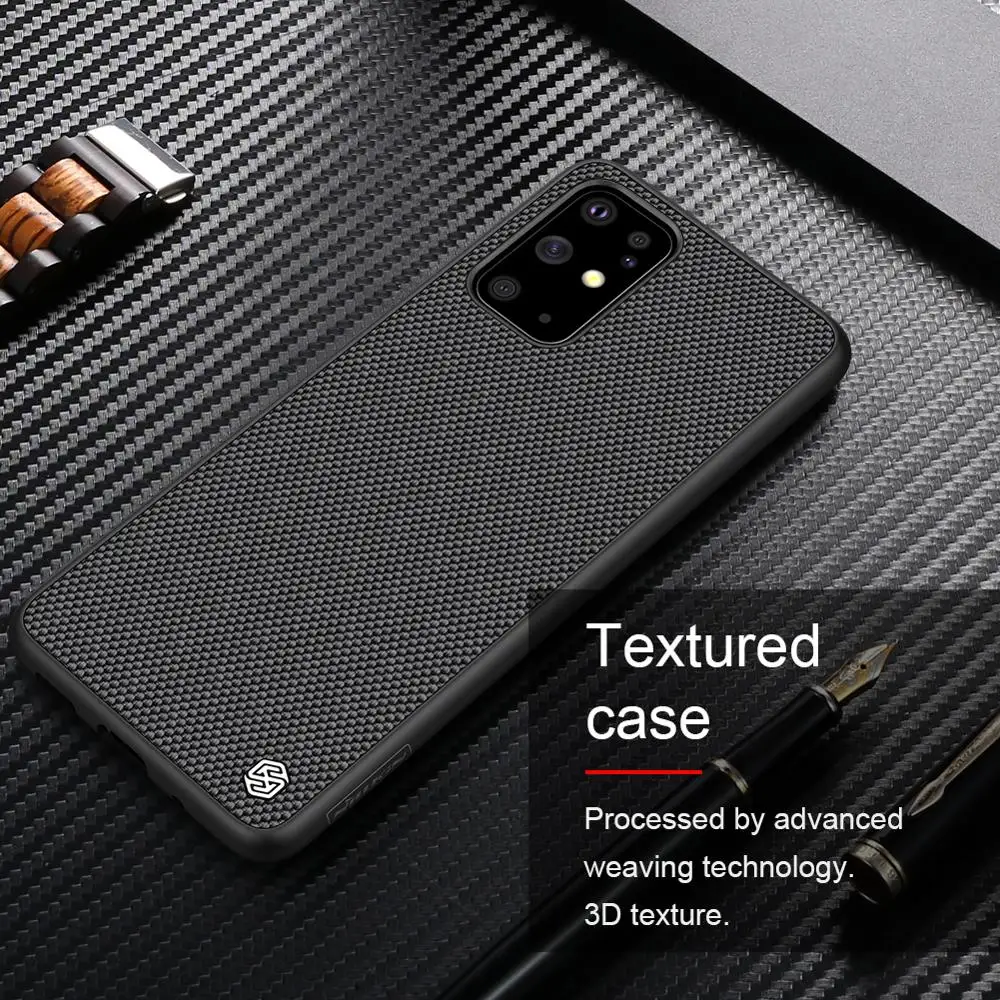 Ohišje za Samsung Galaxy S20 kritje NILLKIN Teksturirane Najlon vlaken case zadnji pokrovček Za Galaxy S20+/S20 Ultra primeru trajne non-slip