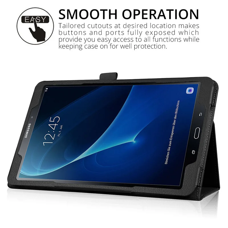Ohišje za Samsung Galaxy Tab 10.1 2019 T510 T515 SM-T510 SM-T515 Tablet Funda Ultra Slim Magnetno Stojalo Pokrov PU Usnje Ohišje