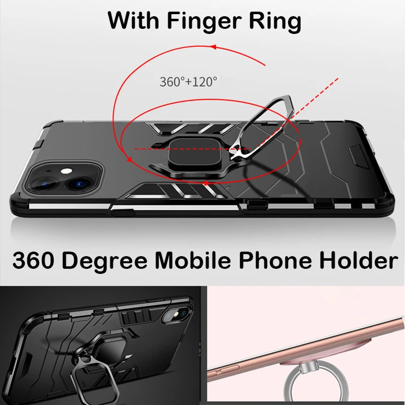 Oklep Shockproof Primeru Za iPhone Mini 12 11 Pro MAX Coque SE 2020 Luksuzni Primeru XS XR XS MAX 8 7 6 5S Avto Magnetni Pokrov