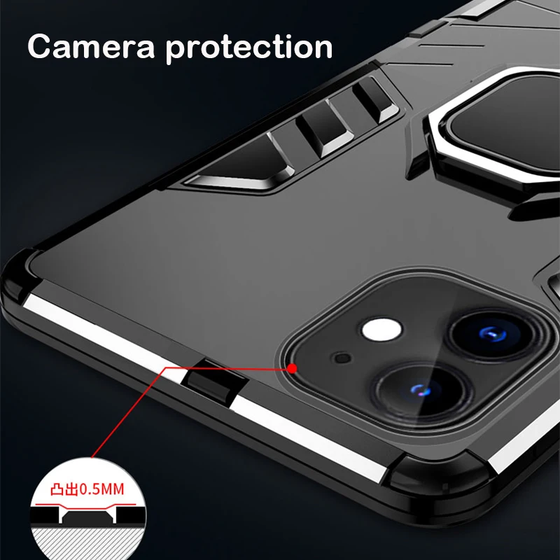 Oklep Shockproof Primeru Za iPhone Mini 12 11 Pro MAX Coque SE 2020 Luksuzni Primeru XS XR XS MAX 8 7 6 5S Avto Magnetni Pokrov