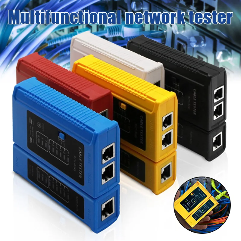 Omrežja Cable Tester Orodje za Preizkus RJ11 RJ45 LAN Žice Večfunkcijsko Ethernet Kabel Tester DQ-Spusti