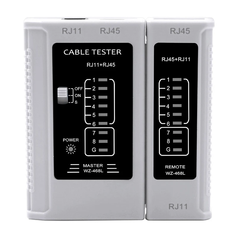 Omrežja Cable Tester Orodje za Preizkus RJ11 RJ45 LAN Žice Večfunkcijsko Ethernet Kabel Tester DQ-Spusti