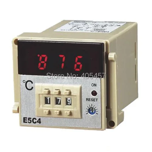 OMRON E5C4 digitalni prikaz temperature krmilnik,nadzor temperature enota 0-399/0-999 stopinj celzija,K tip termostat