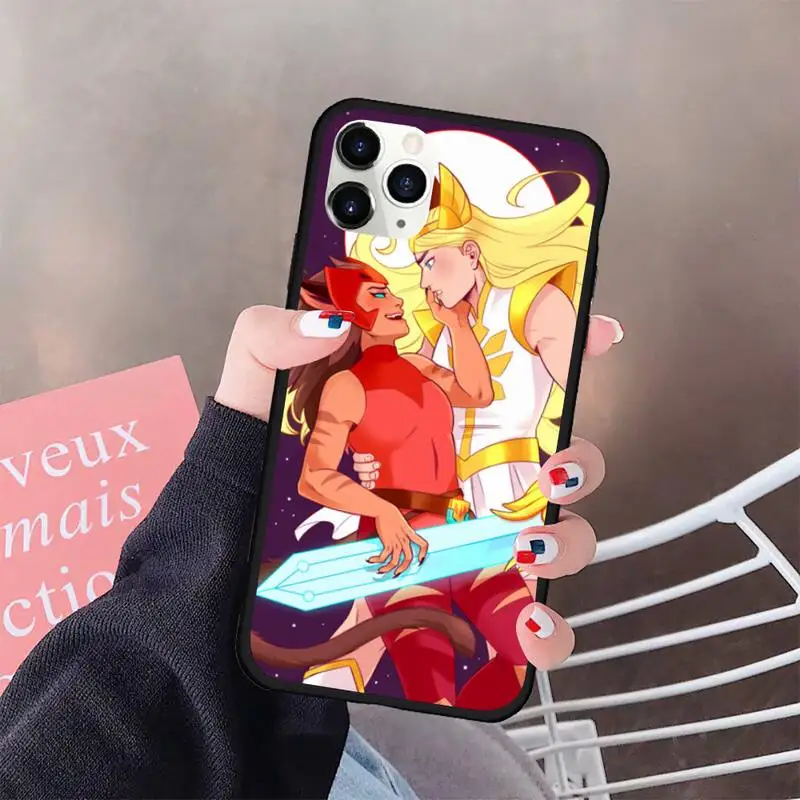 Ona-Ra in Princesses Moči Mehke Gume Telefon Pokrov Gume za iPhone 11 pro XS MAX 8 7 6 6S Plus X 5S SE 2020 XR primeru