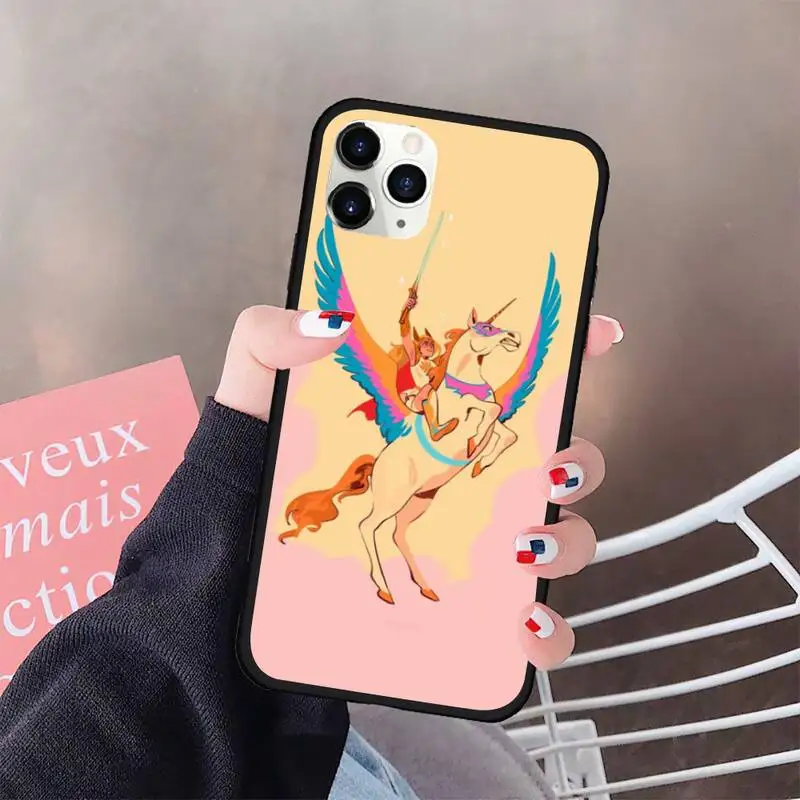 Ona-Ra in Princesses Moči Mehke Gume Telefon Pokrov Gume za iPhone 11 pro XS MAX 8 7 6 6S Plus X 5S SE 2020 XR primeru