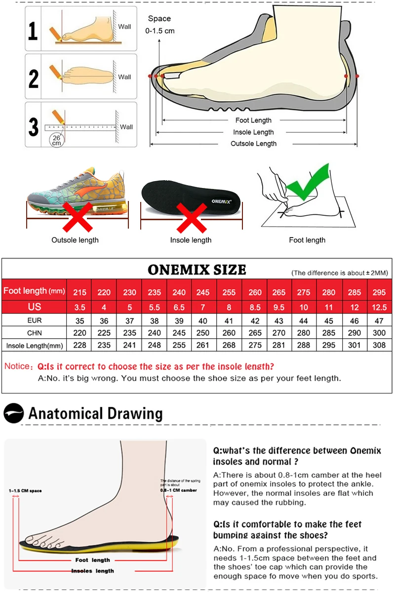 ONEMIX 2021 Črni Čevlji za Moške Nepremočljiva Dihanje Usposabljanje Copati Moški Prostem Anti-Slip Treking Športni Copati