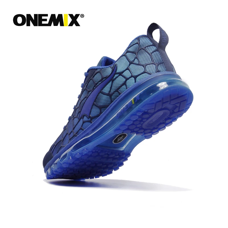 ONEMIX športni copati za moške Usposabljanje zračne blazine čevlji Vrh kakovosti Šport prilagodljiv Zavezat Jogging Čevlji, športni Copati 97