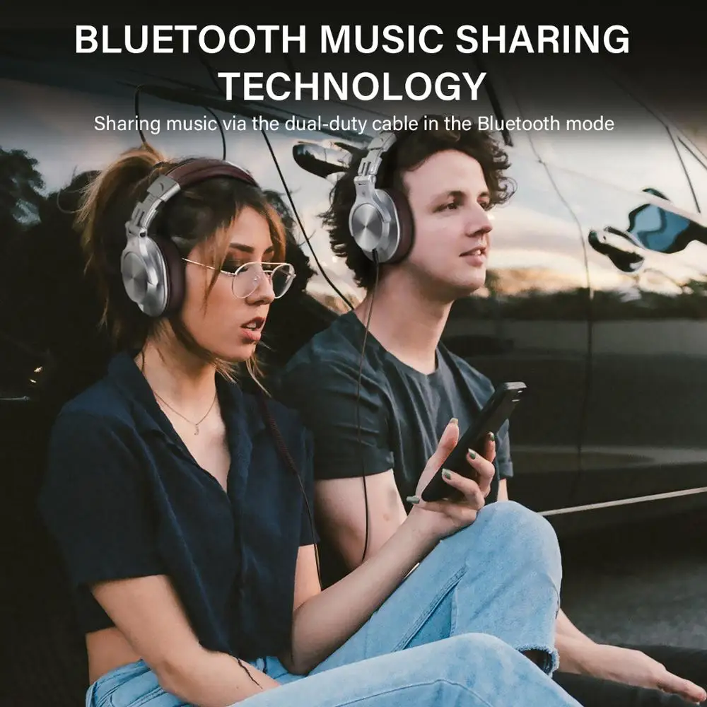OneOdio A70 Fusion Bluetooth 5.0 Slušalke Studio Snemanje Žični/Brezžični Slušalke z Delnico-Vrata Strokovno Spremljanje