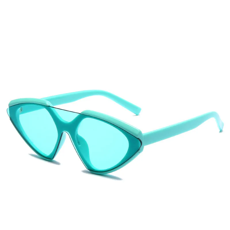 ONEVAN Nezakonitih Poligon sončna Očala za Ženske Modni Očala Oblikovalec sončna Očala za Moške Trendy Macaron Zelena Rumena Očala