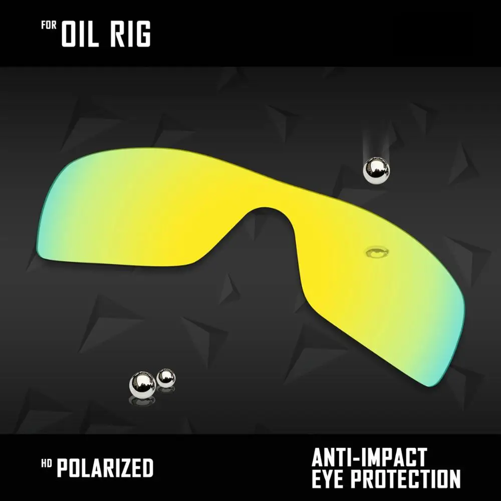 OOWLIT Leče Zamenjave Za Oakley Oil Rig Polarizirana sončna Očala - Več Barv