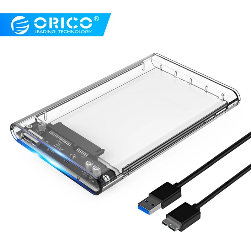 ORICO 2139U3 HDD Primeru 2.5 inch Pregleden SATA na USB 3.0 Adapter za Zunanji Trdi Disk, Ohišje 5Gbps 4TB HDD SSD Trdi Disk Polje