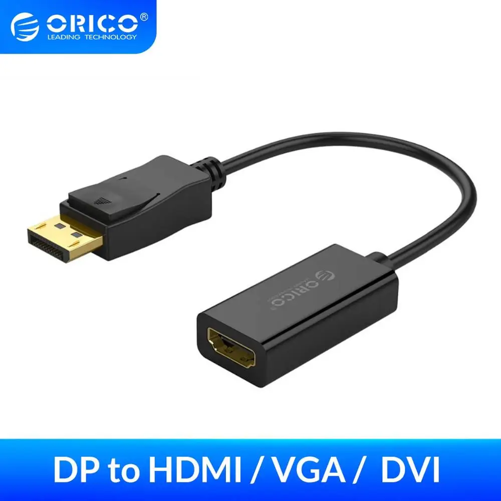 ORICO DisplayPort na HDMI VGA DVI Adapter Pretvornik DP Kabel za MacBook Air /Projektor/Monitor 15 cm Dolžina Kabla