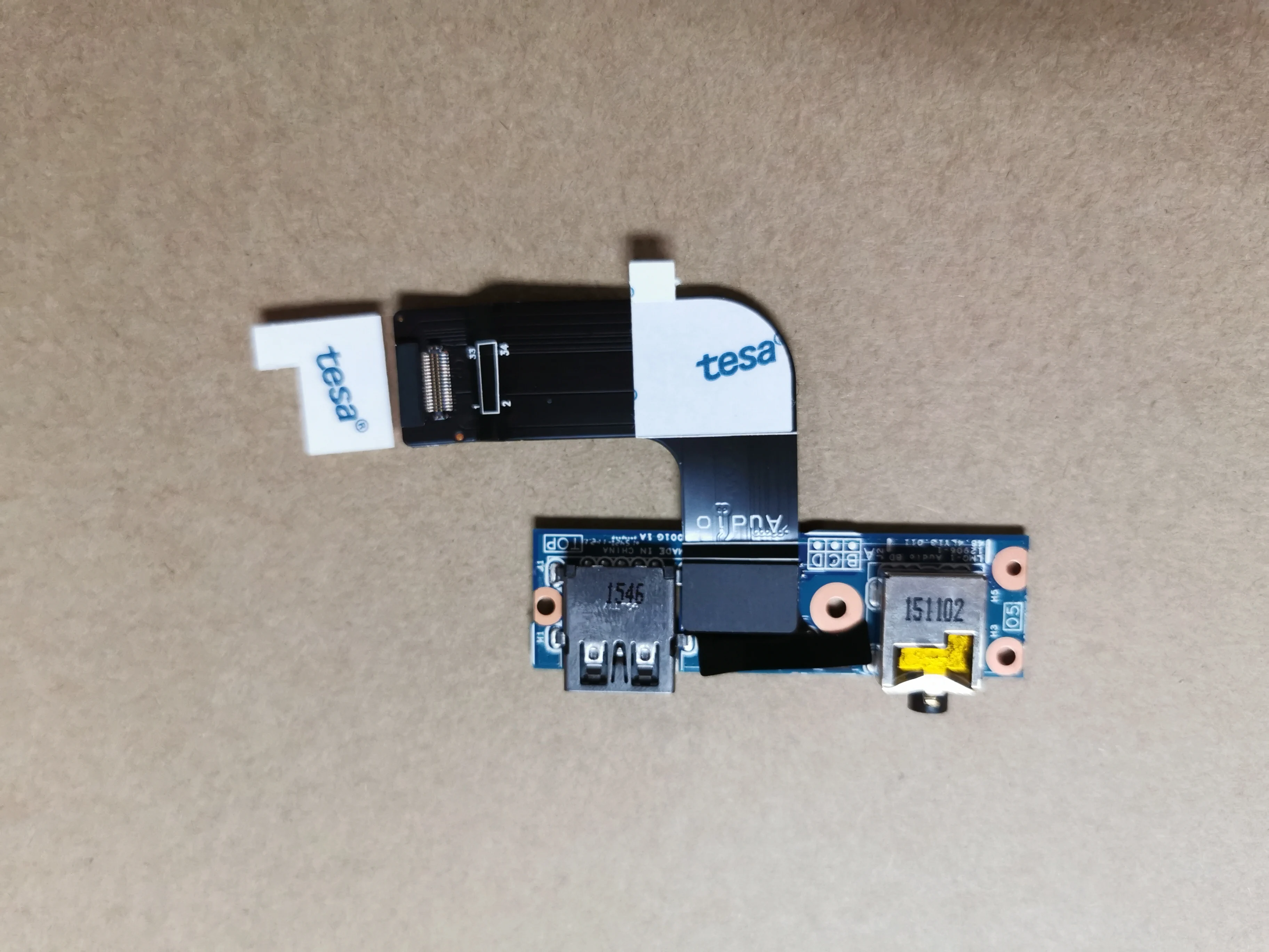 Original 00HN985 04X5599 04X5600 00HN984 Avdio Subcard Za Lenovo Thinkpad X1 Carbon USB odbor Zvočne kartice