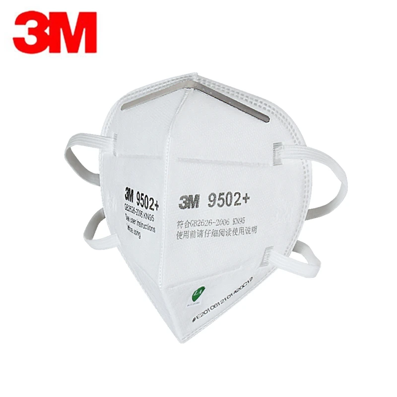 Original 3M KN95 Maske FFP2 Respirator Masko 9502+ Zaščitne Maske PM2.5 Filter FFP2Mask Varnost Dihanje Usta Maske 3m FFP 2