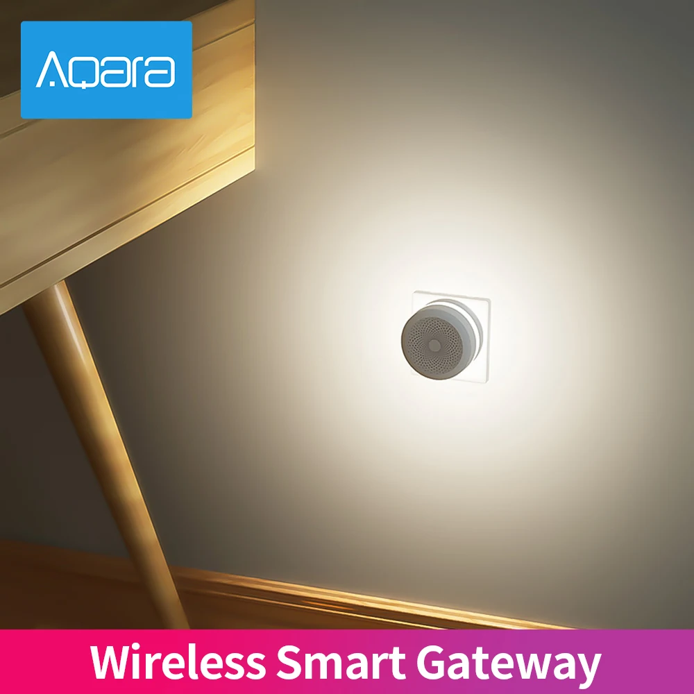 Original Aqara Hub Mi Prehod RGB Led Nočna Lučka delo z Apple Homekit Pametni Dom App Nadzor Smart Home Kit