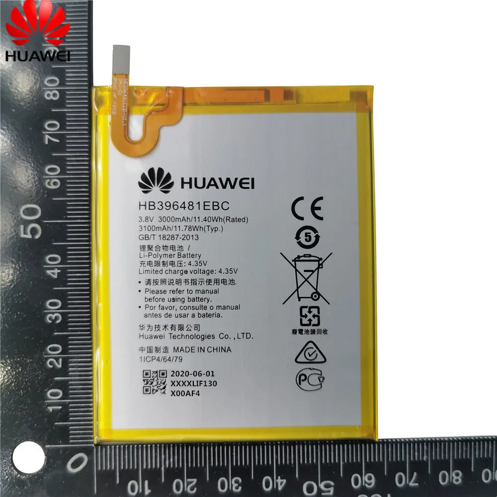 Original baterija HB396481EBC Polnilna Li-ion baterija telefona Za Huawei VZPON G7 PLUS ČAST 5X G8 G8X RIO L03 -UL00/TL00/AL00