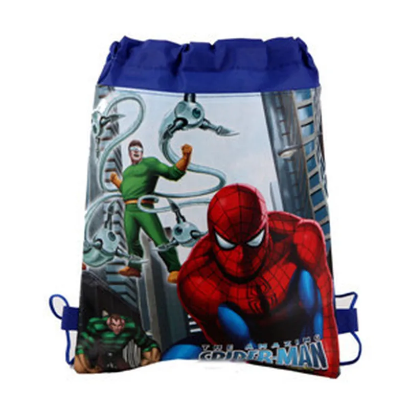 Original Disney Anime spiderman vrečko za Shranjevanje superheroj spider-man Slika Snop Žep Vrečko Igrače Anmie Slika Igrače za Otroke