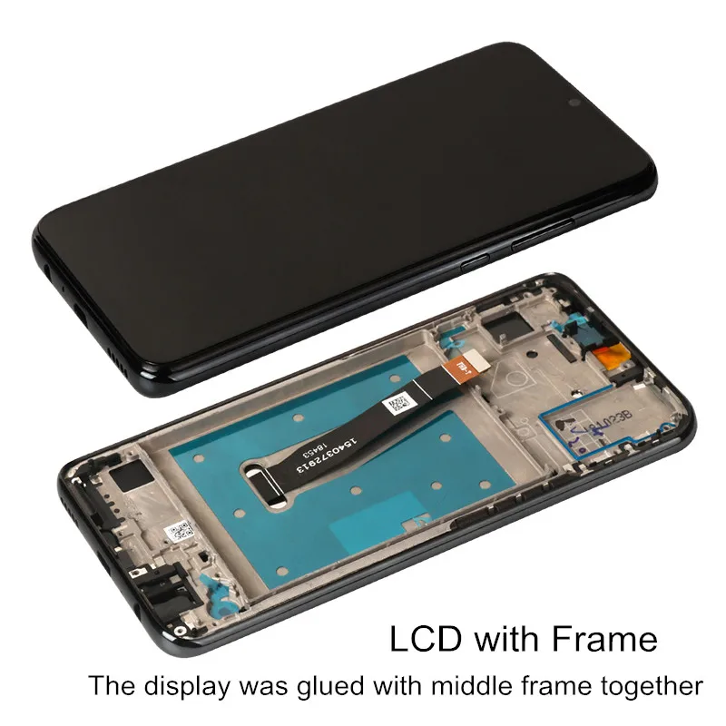 Original Display za Čast 20 Lite HRY-LX1T LCD z Okvirjem na Zaslonu na Dotik Zamenjava za Huawei Honor20 Lite Globalni 6.21 palčni LCD