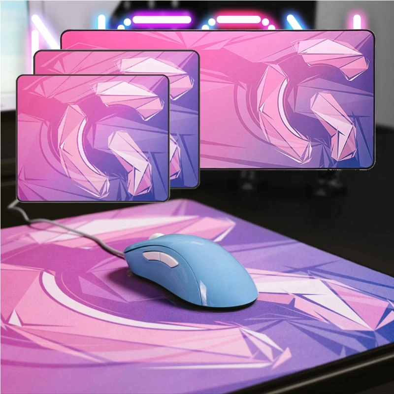 Original Esports Tiger Gaming Neon Mousepad Nemoteno Prilagodljiv Igralec Z Miško Pad Mousepad Za Igre Na Srečo Neon Hemming