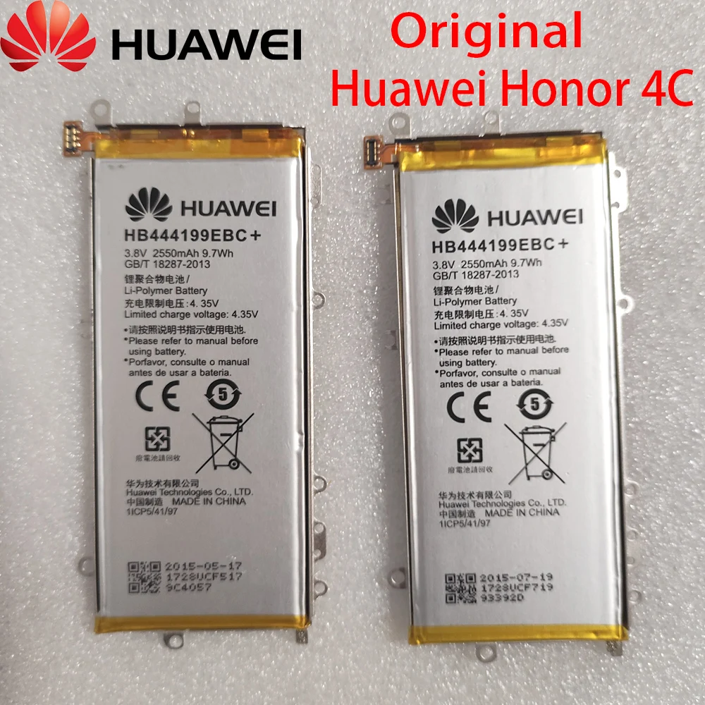 Original HB444199EBC+ Za Huawei Honor 4C C8818 posredovalnica informacij (CHM) - CL00 posredovalnica informacij (CHM)-TL00H Zamenjava Baterije Telefona
