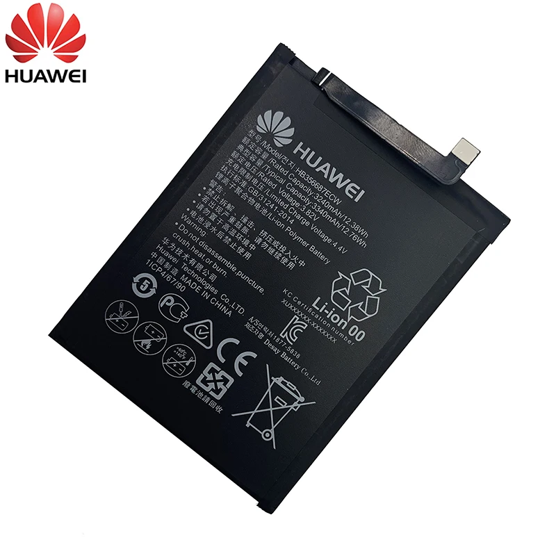 Original Hua Wei 3340mAh HB356687ECW Baterija Za Huawei Nova 2 Plus Nova 2i Čast 9i Huawei G10 Mate 10 Lite Za Huawei Honor 7X