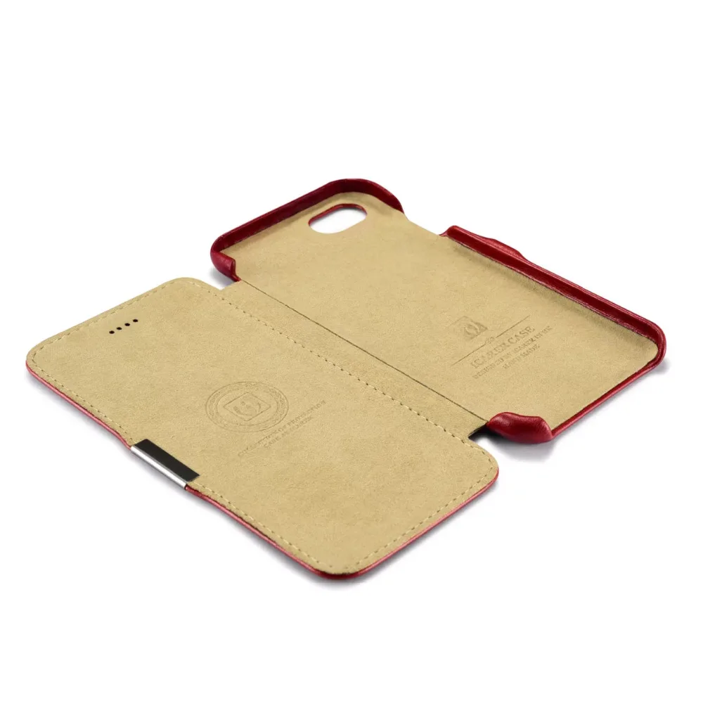 Original ICARER Handmake Retro Design Premium Resnično Razkošje Flip Retro Usnjena torbica Kritje Za iPhone 7 8, 4.7