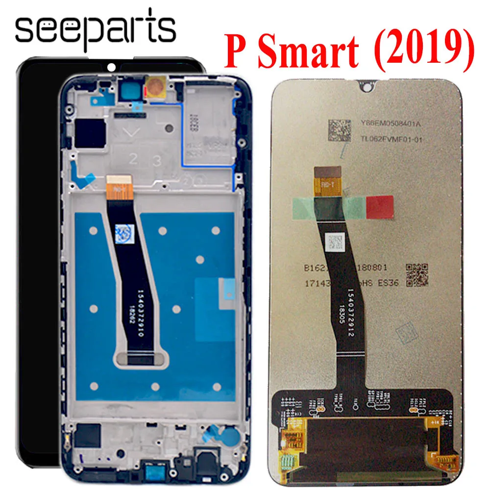 Original LCD Za Huawei P Smart 2019 Zaslon, Zaslon na Dotik, Računalnike P Smart 2019 LCD POT LX1 LX1AF LX2J LX1RUA LX3 Zaslon