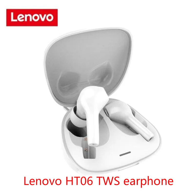 Original Lenovo HT06 TWS 5.0 Bertone Čip Bluetooth 5.0 Slušalke z Dvojno MIC Zmanjšanje Hrupa Brezžični Čepkov Nepremočljiva