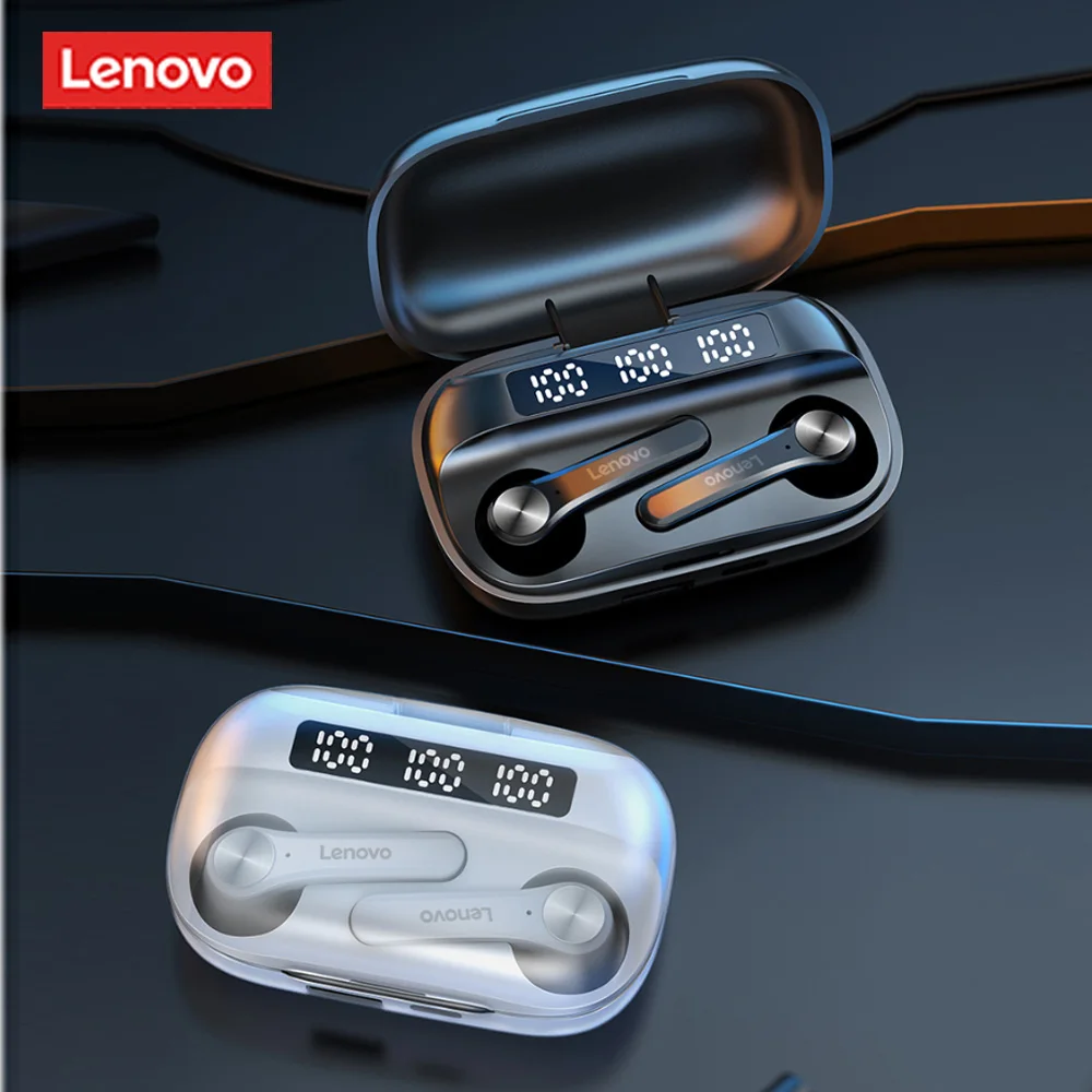 Original Lenovo QT81 Slušalke Brezžične Bluetooth Slušalke AI Control Gaming Slušalke Stereo bas Z Mic Zmanjšanje Hrupa