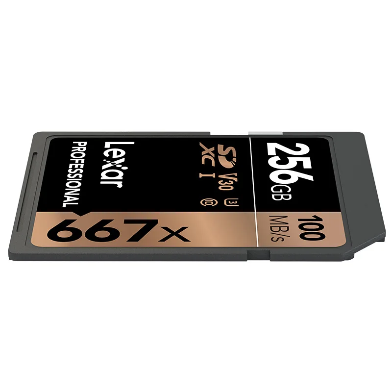 Original Lexar 667x SD U3 SDXC UHS-I 128GB SD Kaart 256GB Razred 10 V30 Carte SD 32 GB, 64 GB Za 1080p 3D, 4K video Kamera