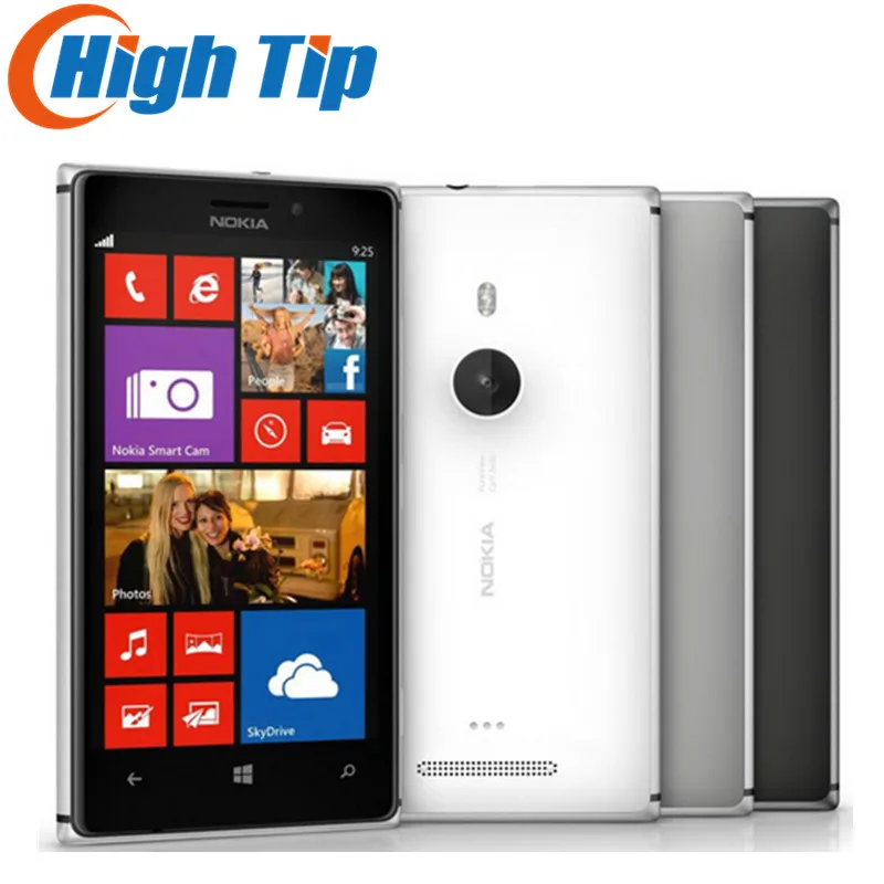 Original Odklenjena Nokia Lumia 925 Mobilni Telefon Windows 4.5 palčni zaslon na Dotik za 8,7 MP WIFI GPS 16GB prenovljen ping