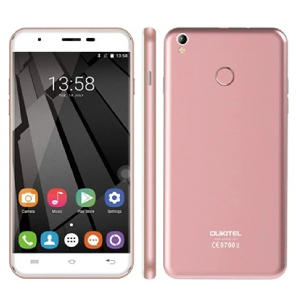 Original OUKITEL U7 Plus 2 GB 16 GB Android Pametni telefon Identifikacijo Prstnih odtisov, 4G LTE 13.0 MP 5.5